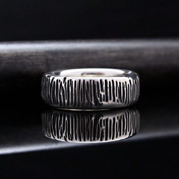 Caroline Savoie Joaillerie Jonc Essence Bois V. Bague Unisex Argent Mariage (2)