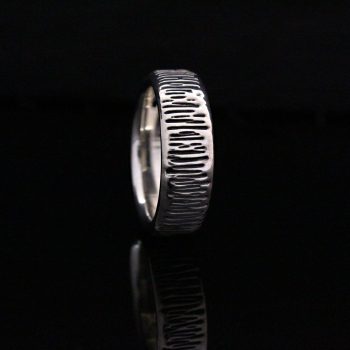 Caroline Savoie Joaillerie Jonc Essence Bois V. Bague Unisex Argent Mariage