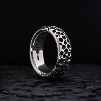 Caroline Savoie Joaillerie Jonc Fantome Bague Unisex Argent Mariage Alliance