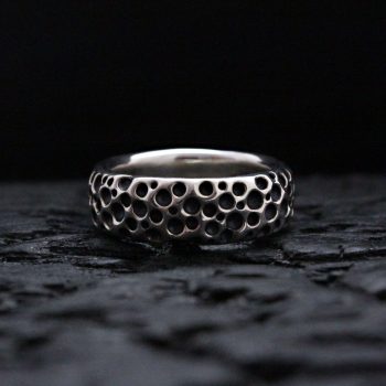 Caroline Savoie Joaillerie Jonc Fantome Bague Unisex Argent Mariage Alliance