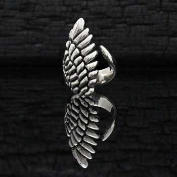 Caroline Savoie Joaillerie Bague Aile Bijoux Montreal Faits a la main Argent (2)