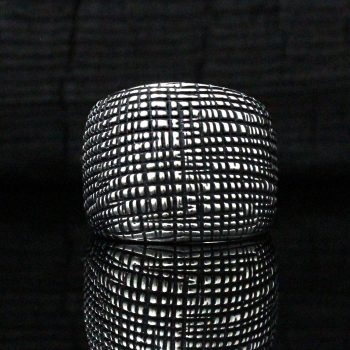 Caroline Savoie Joaillerie Bague Tic Tac Toe Unisex Bijoux Faits Main Montreal Handmade Jewellery Ring (1)