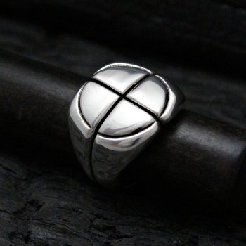 Caroline Savoie Joaillerie Bague Cible Bijoux Unisexe Joaillier Quebec Handmade Jewellery Silver Ring (1)