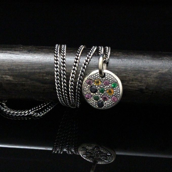 Caroline Savoie Joaillerie Pendentif Mini Bijoux Quebec Fait Main Handmade Jewellery Small Silver Pendant