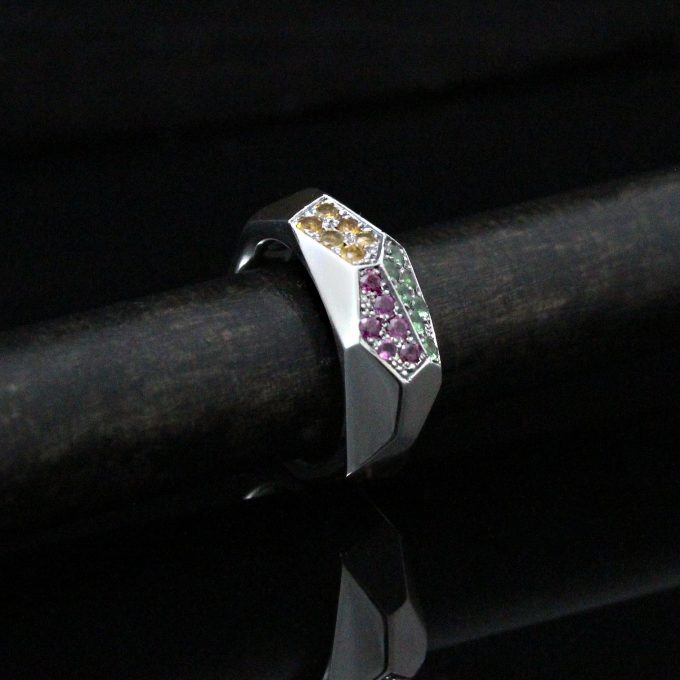 Caroline Savoie Joaillerie Bague Prisme Bijoux Faits Main Montreal Quebec Unisex Prism Ring Handmade Jewelry (11)