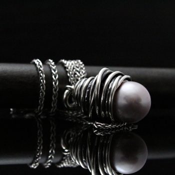 Caroline Savoie Joaillerie Pendentif Perle Imperiale Bijoux Fait Main Quebec Montreal Handmade Jewellery Pearl Pendant (5)