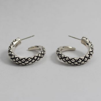 Caroline Savoie Joaillerie Boucles D'oreilles Serpents Bijoux Fait Main Montreal Quebec Handmade Jewelry Snake Earrings (3)
