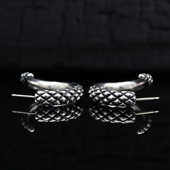 Caroline Savoie Joaillerie Boucles D'oreilles Serpents Bijoux Fait Main Montreal Quebec Handmade Jewelry Snake Earrings (6)