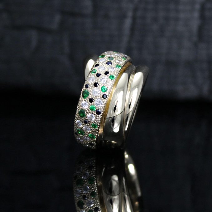 Caroline Savoie Joaillerie Bague Royale Diamant Or Jaune 14k Bijoux Faits Main Quebec Montreal Handmade Jewelry Royal Diamond Gold Ring (4)