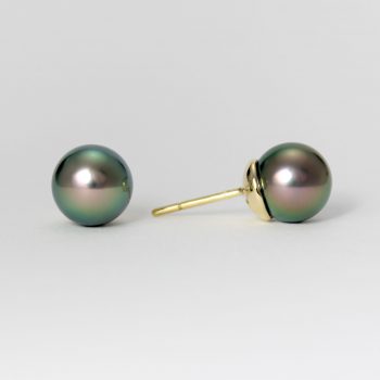 Caroline Savoie Joaillerie Boucles D'oreilles Perles Tahiti Or Jaune 18k Bijoux Faits Main Quebec Montreal Tahitian Pearl Earrings (3)