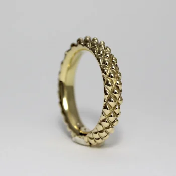 Caroline Savoie Joaillerie Bague Parfum Ananas Or 18k Bijoux Montreal Quebec Handmade Jewelry