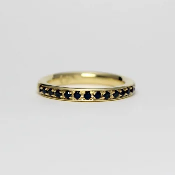 Caroline Savoie Joaillerie Bague Valet Coeur Noir Or 18k Bijoux Montrea Quebec Fait Main Handmade Jewelry