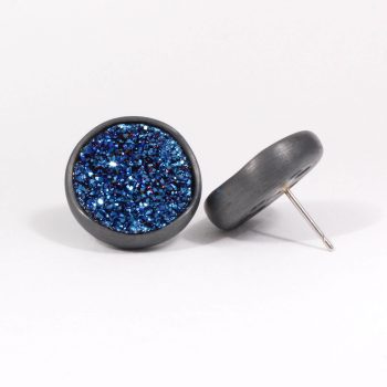 Caroline Savoie Joaillerie Boucles D'oreilles Disco Bleu Titane Bijoux Montreal Quebec (4)