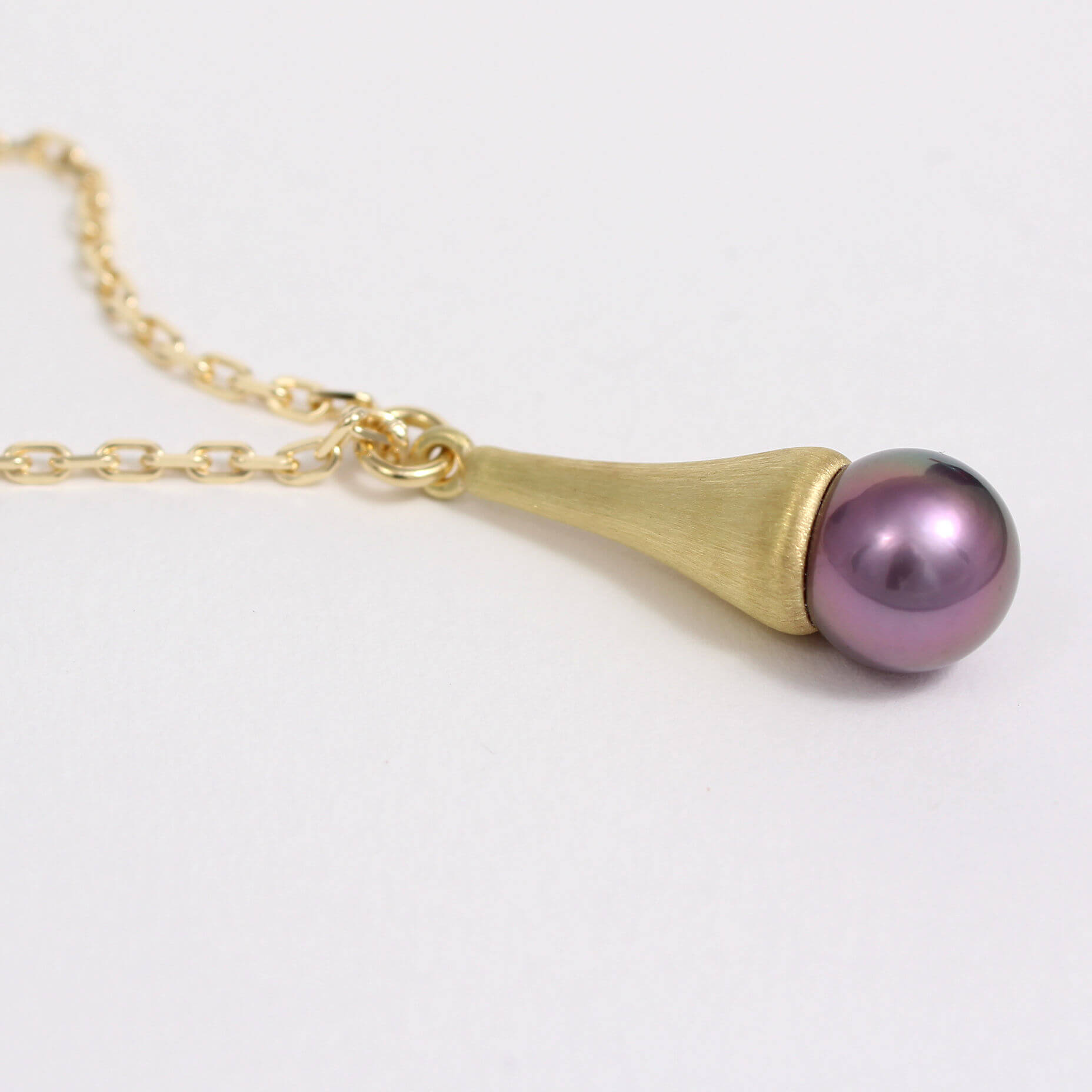 Caroline Savoie Joaillerie Pendentif Pistil Perle Kasumiga Or Jaune 18k Bijoux Montreal Quebec Collier (1)