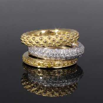Caroline Savoie Joaillerie Bague Diamant Or Blanc Or Jaune 18k Yellow Diamond Montreal Quebec Bijoux (2)
